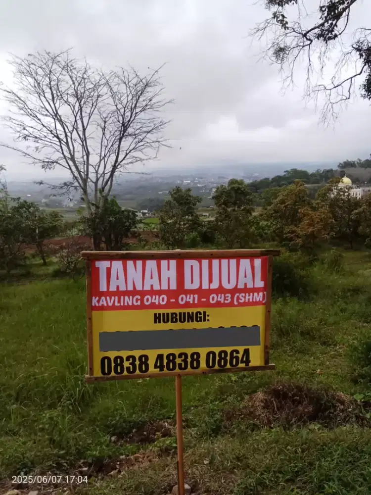 Dijual 3 tanah kapling di Torongrejo Batu Malang