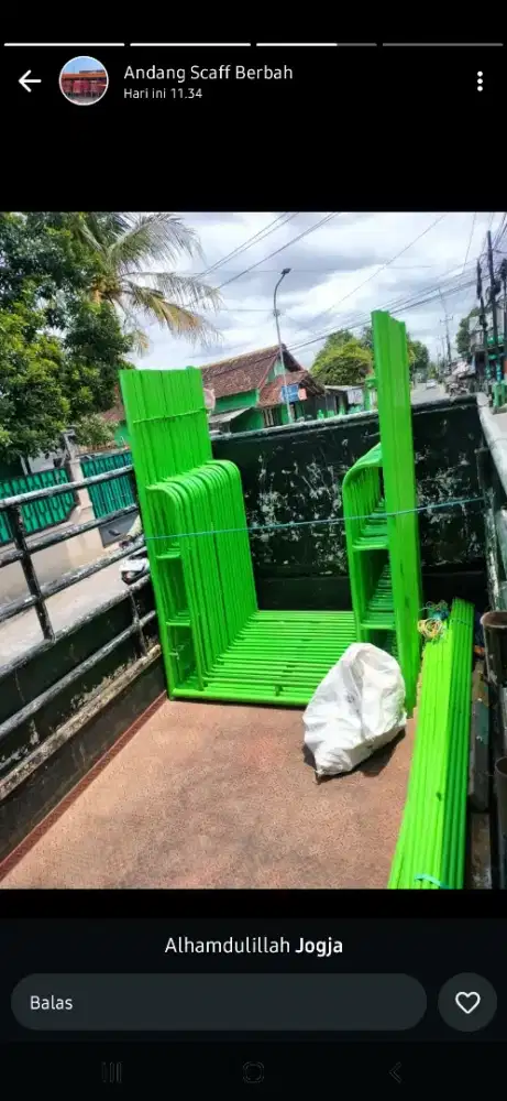Jasa angkut scaffolding