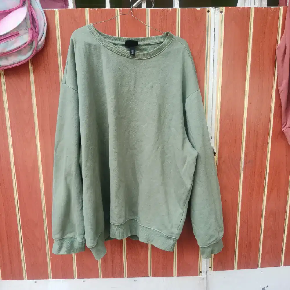 Sweater H&m hijauSage