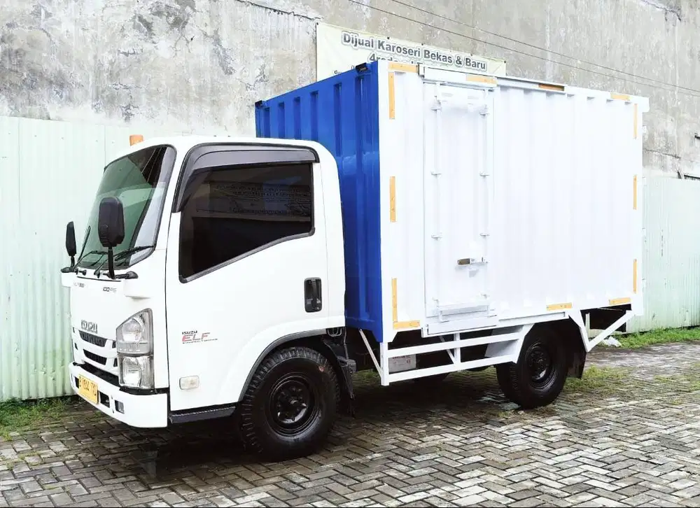 MULUS+banBARU MURAH CDE Isuzu elf engkel NLR Box besi 2020 bok 4 roda