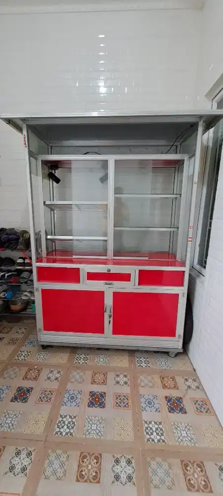 GEROBAK ETALASE FRIEDCHICKEN