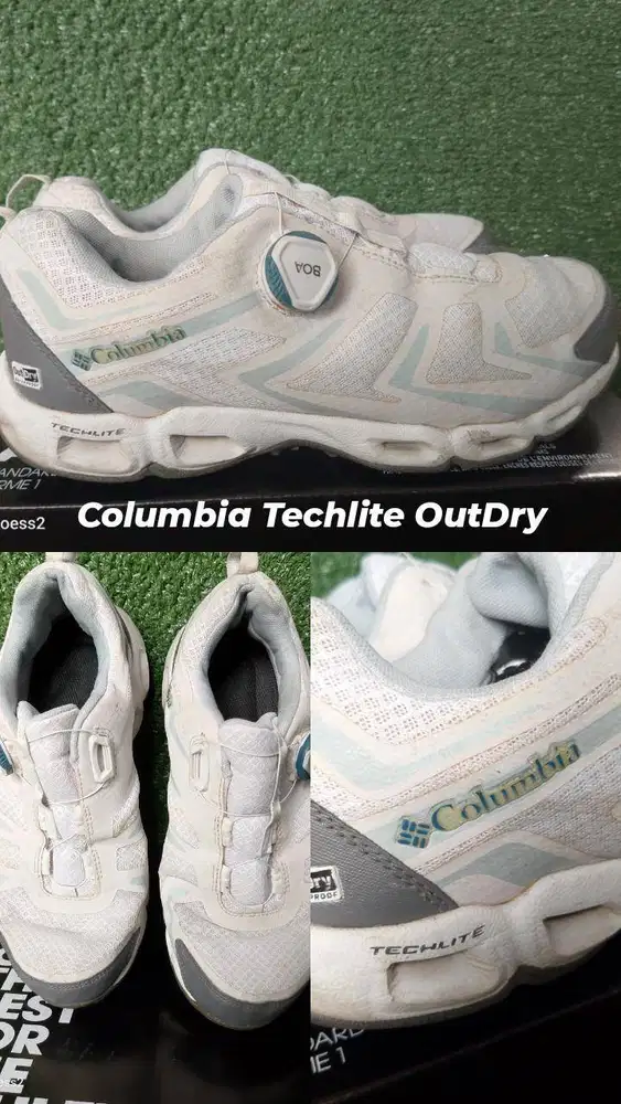 Sepatu trail runn/hiking Columbia Techlite OutDry, boa system