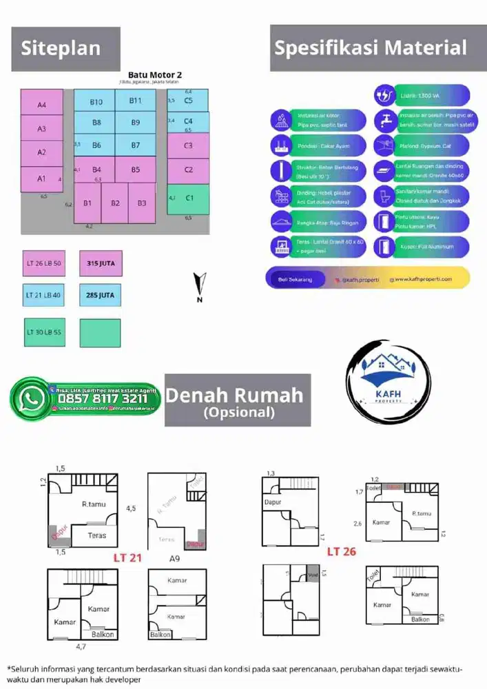 Rumah Murah Jagakarsa Jaksel Dekat Jl M Kahfi 2 Stasiun Lenteng UI TOL