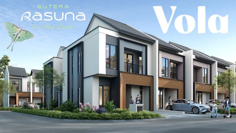 Dijual Hunian Terbaru 2 Lantai Sutera Rasuna, Cluster Vola di Alam Sutera 2, Tangerang