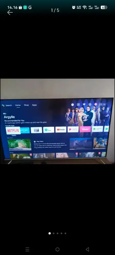 Smart TV Changhong 55 inch normal mulus murah
