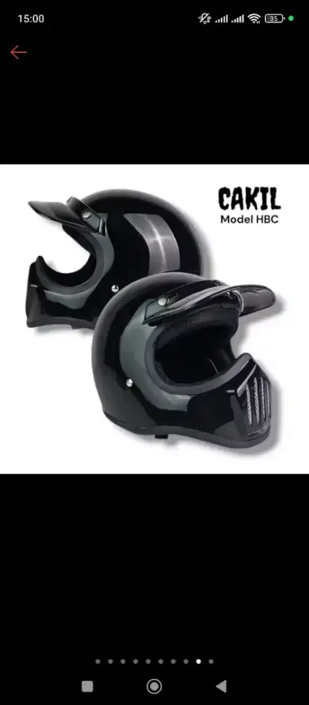 HELM JS CAKIL RETRO