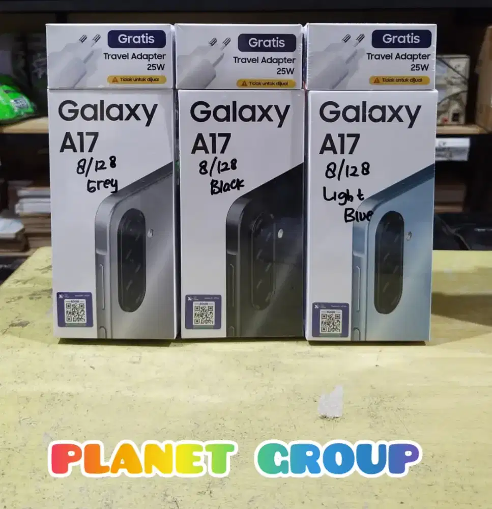 Samsung A17 lte 16/128G garansi resmi SEIN