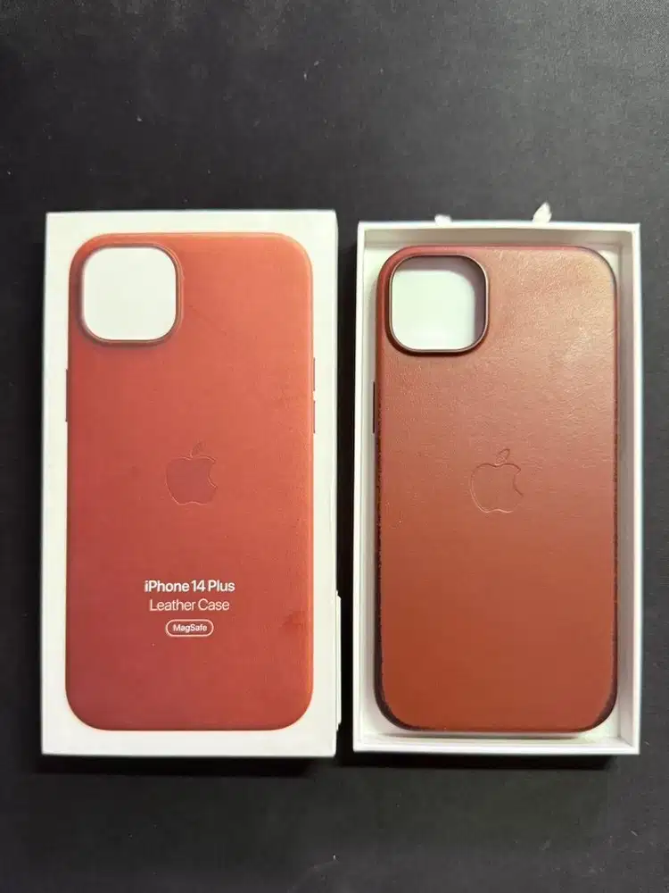 IPhone 14 Plus Leather Case Magsafe Original