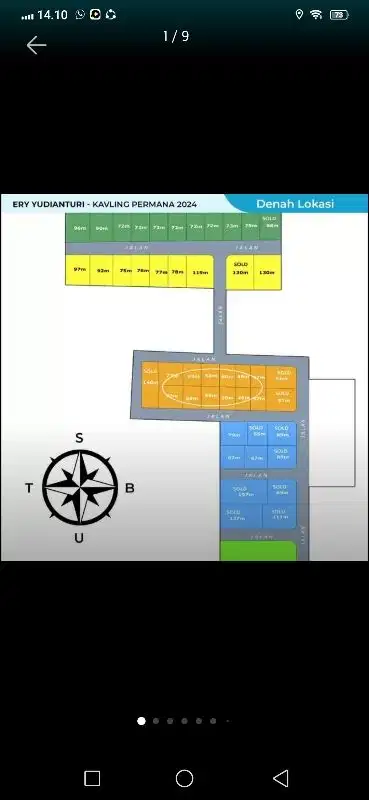 kavling  100  M2 ,SHM dekat mesjid kubah emas dan pintu tol sawangan