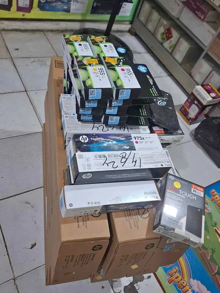 MENAMPUNG TINTA CATRDIGE DAN TONER KONDISI BARU