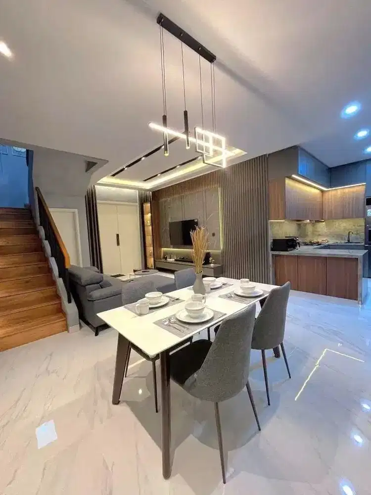 Rumah 2 Lantai Full Renovasi The Springs Flamingo Gading Serpong BSD City Tangerang Banten ATU