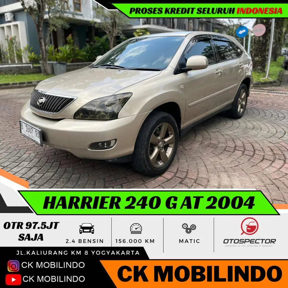 Toyota Harrier 2.4 G AT 2004 ORISINIL MURAH