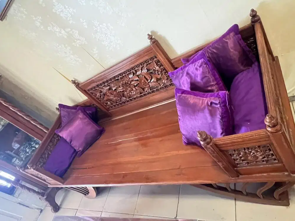 kursi bale kayu jati