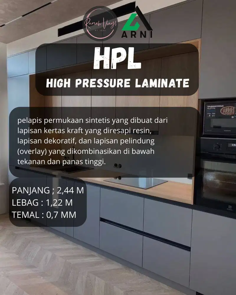 Laminate HPL / Motif Kayu / Pattern per 1 lembar 122 CM X 244 CM