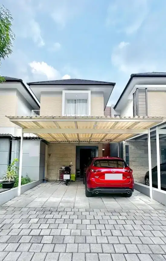 Rumah Furnished Mewah Di Perumahan Elite Graha Natura Surabaya Barat