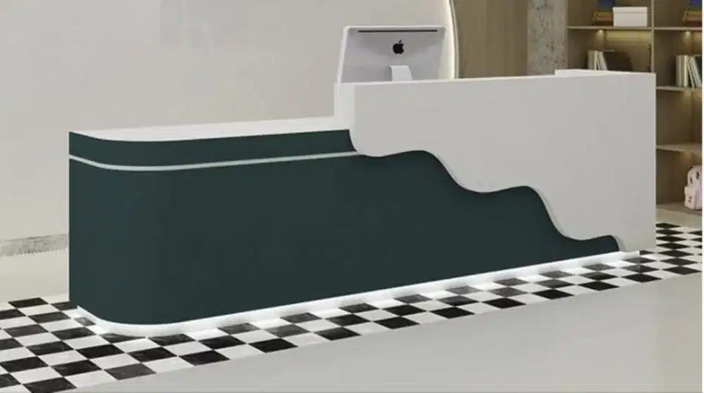 Meja Cashier Meja Kasir Modern Meja Display Custom Meja Store