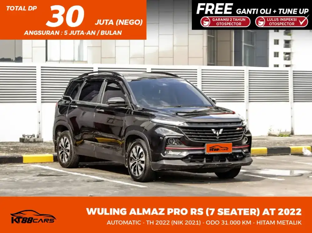 Wuling Almaz RS PRO 7Seat 2022 Hitam
