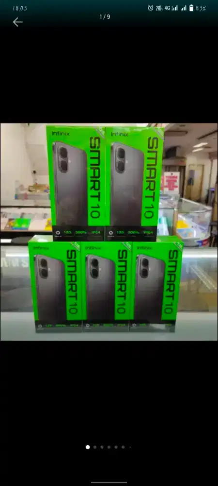 Infinix smart 10 4+4 internal 128gb  baru garansi resmi