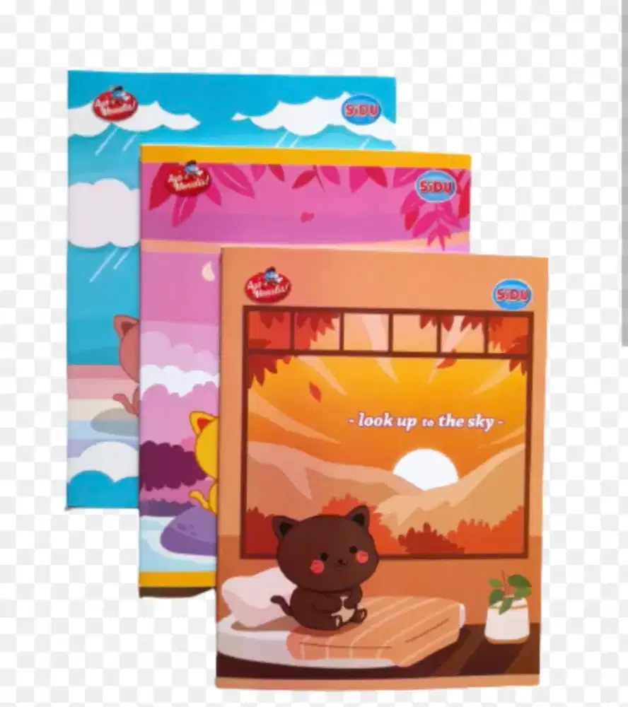 Buku Tulis Sidu (ASLI) 38 Lembar isi 10 PCS