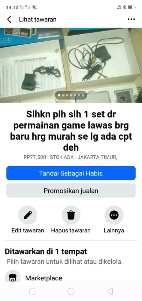 Slhkn lh slh 1 dr mainan ank game lawas brg baru hrg murah se lg ada