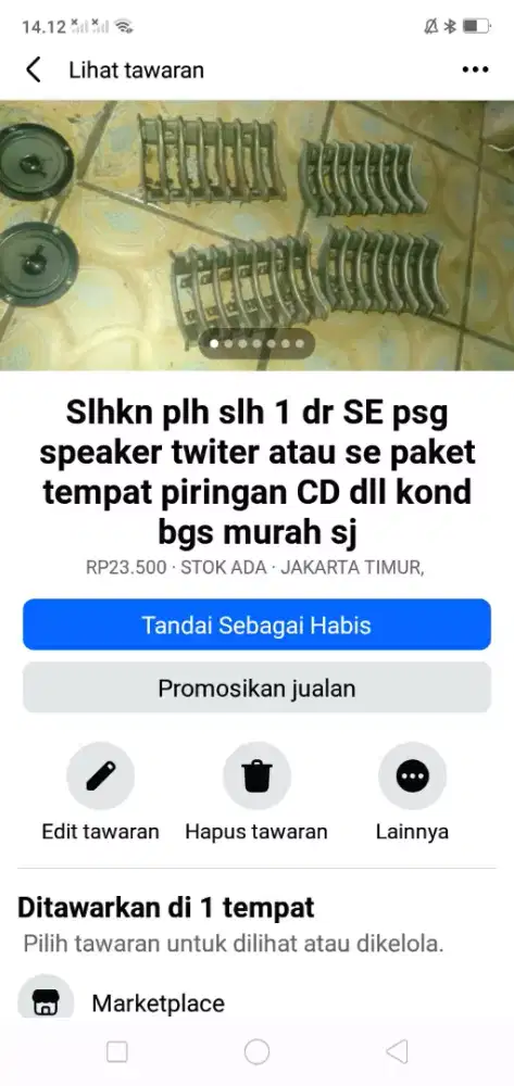 Slhkn plh slh 1 dr SE psg speaker twiter atau sblh nya kond hdpmurah