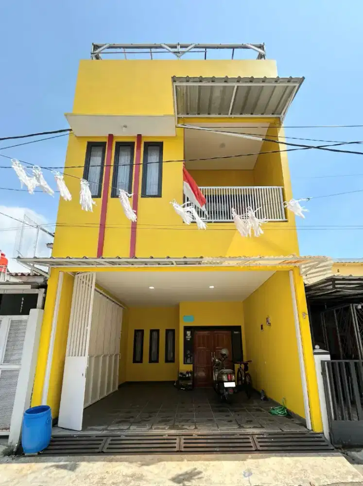 DIJUAL RUMAH 3Lt akses tol dekat