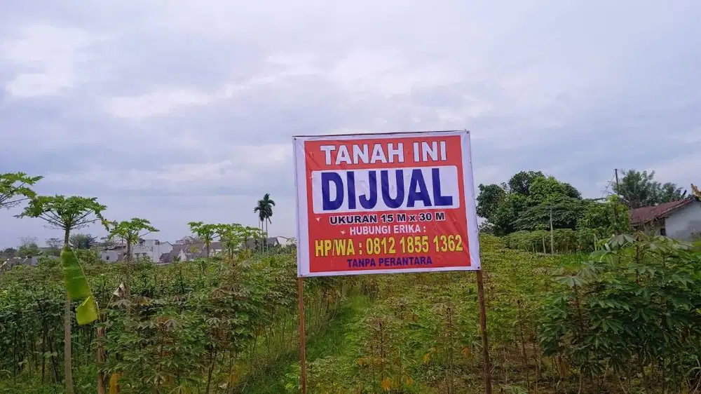 Tanah Strategis 450 m² SHM di dekat Wisma Adat Jambur Bukit Permai