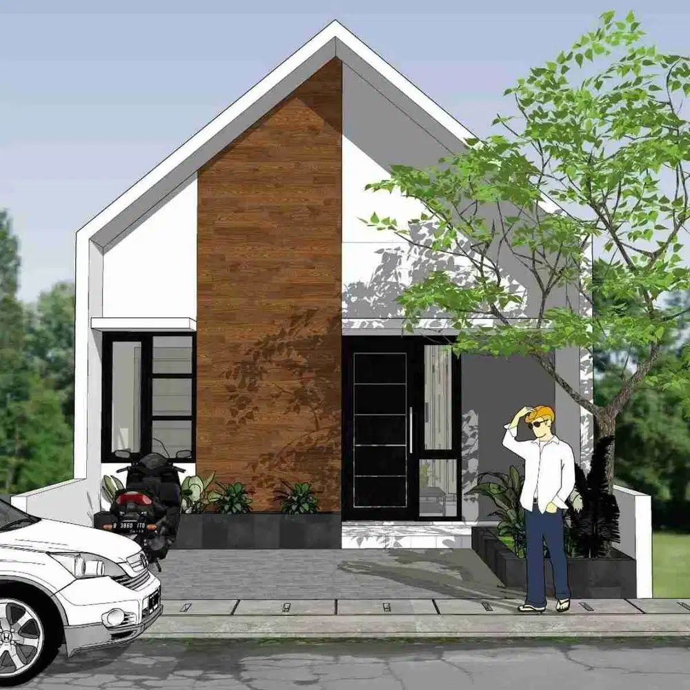 Jarang ada, rumah free desain SHM di Cinangka Pasirwangi Ujungberung kota bandung