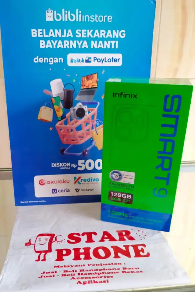 Infinix smart 9 8/64 new