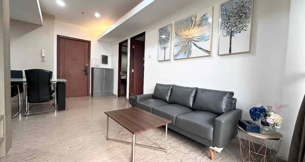 Di jual cepat apartemen 1 BR / 1 kamar tidur luas 73 m2 full furnish semi private lift di springhill royale suites Kemayoran