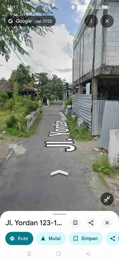 tanah sangat strategis belakang pasar Kolombo jln Kaliurang KM 7