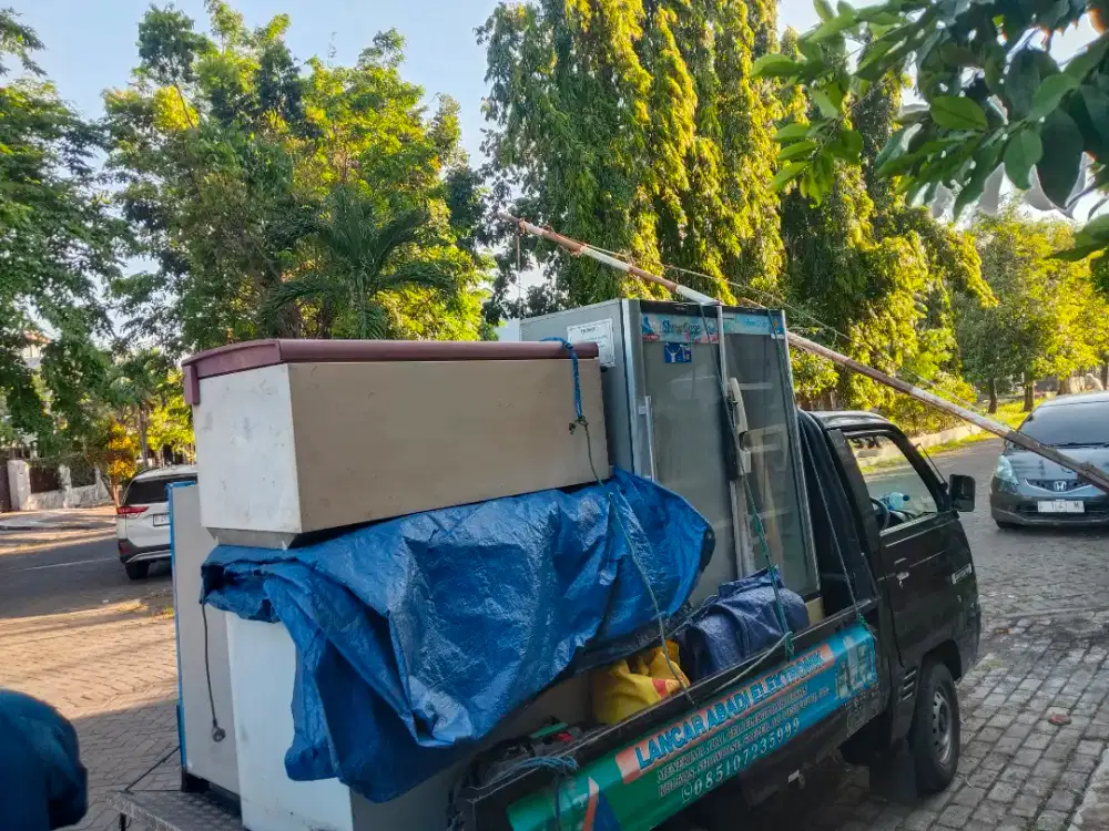 Dicari kulkas showcase freser rusak normal siap ambil