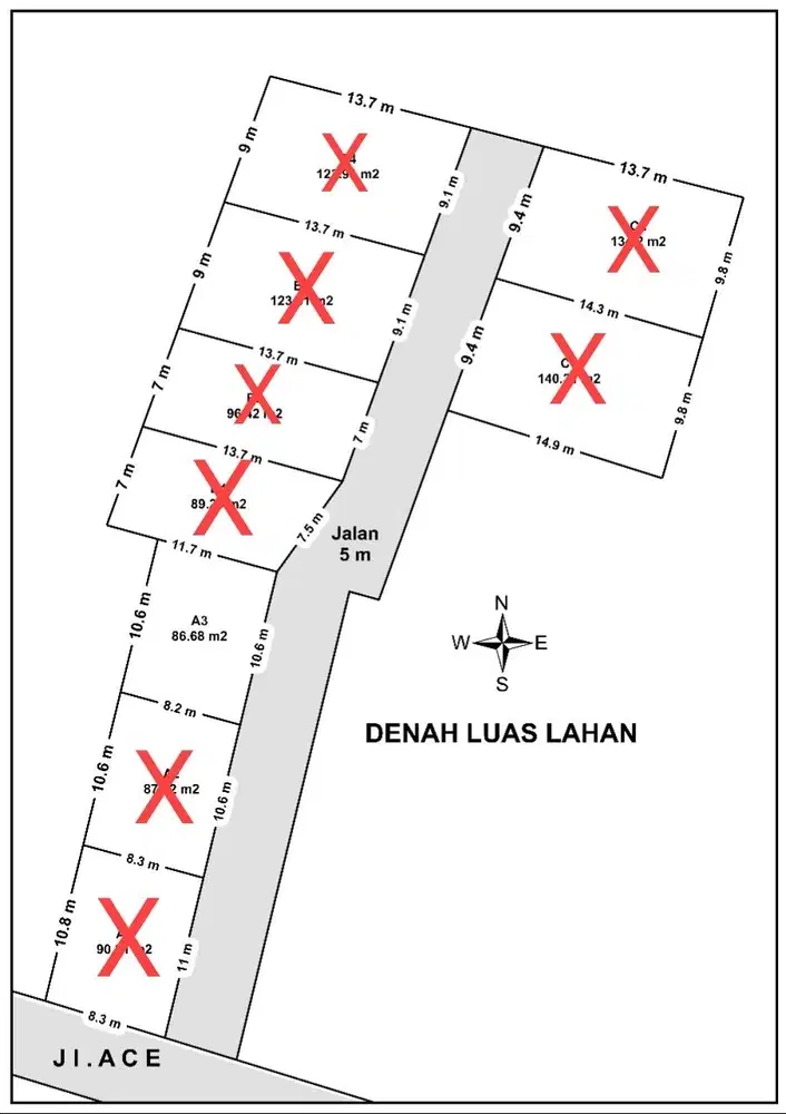 Kavling cluster exclusive di Jl ace banyumanik
