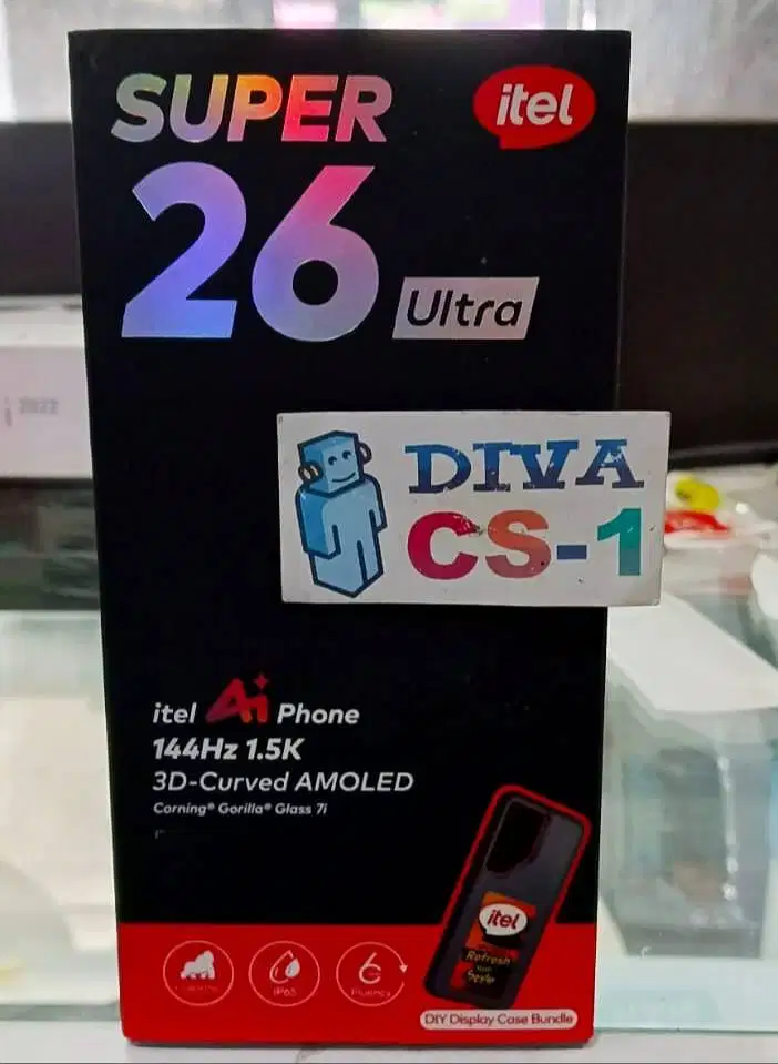 New iTEL Super 26 Ultra Curved 144Hz Ram 8Gb 128Gb Free DIY Case