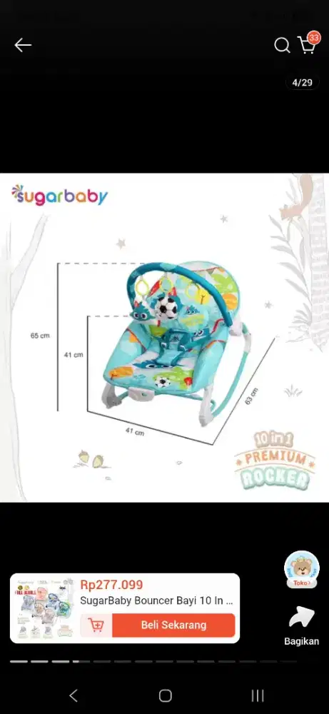 1 paket perlengkapan bayi