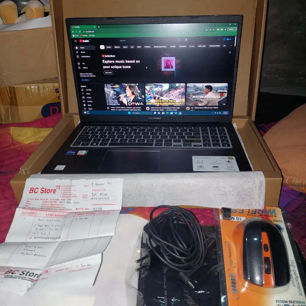 Laptop asus nettbook K513 EA Seperti BARU