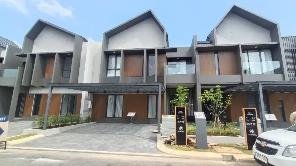 Rumah baru cluster genova design moden compact