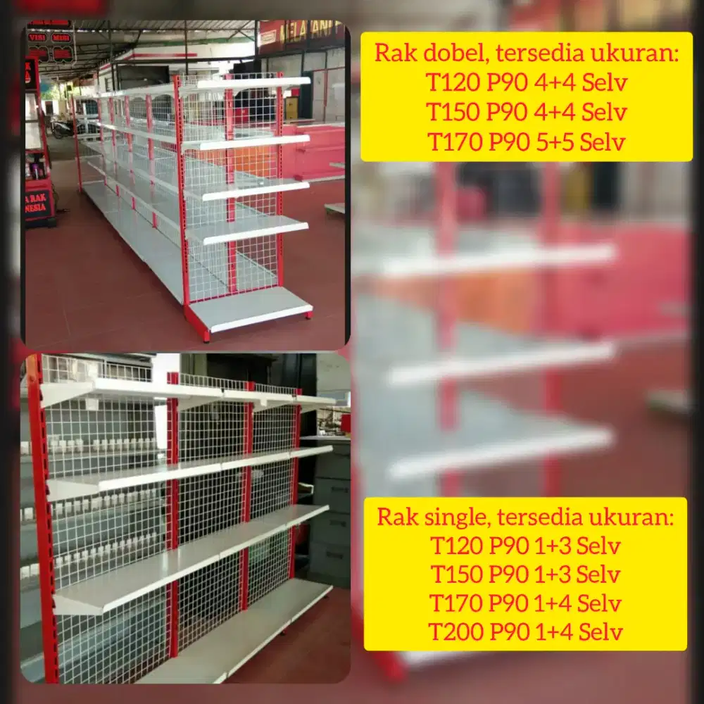 Rak minimarket murah promo weekend