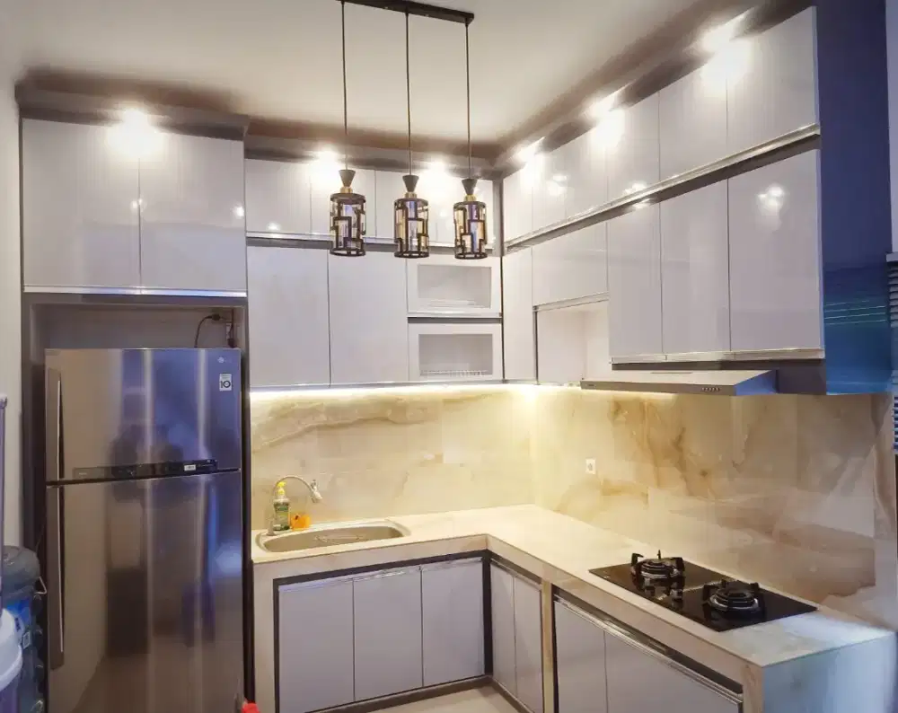Kitchen Set Modern Minimalis Real Pict [ Custom Made ]