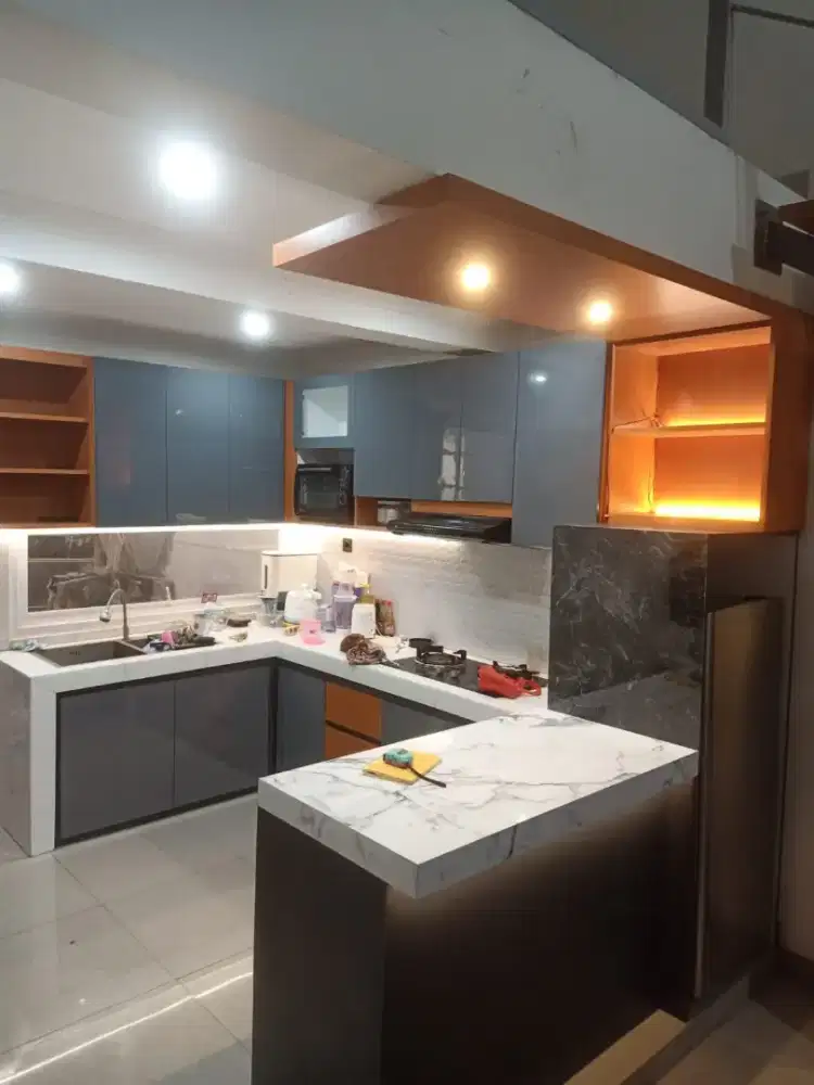 Kitchen Set Minimalis [ Custom Interior Eksterior ]