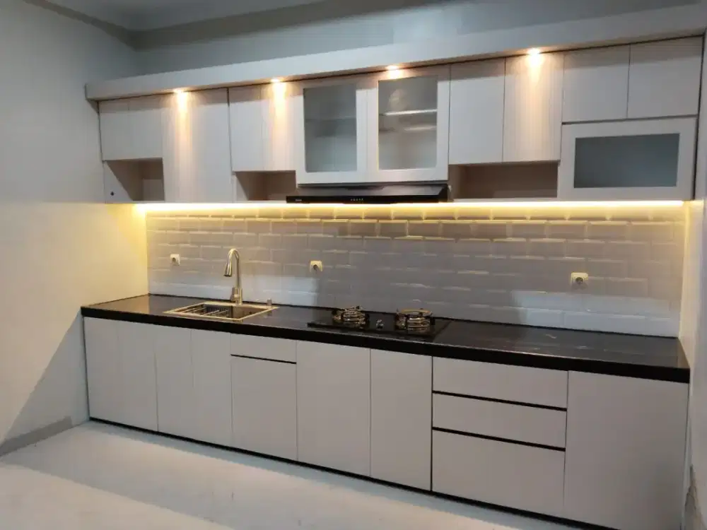 Kitchen Set Custom Minimalis ( Real Pict )