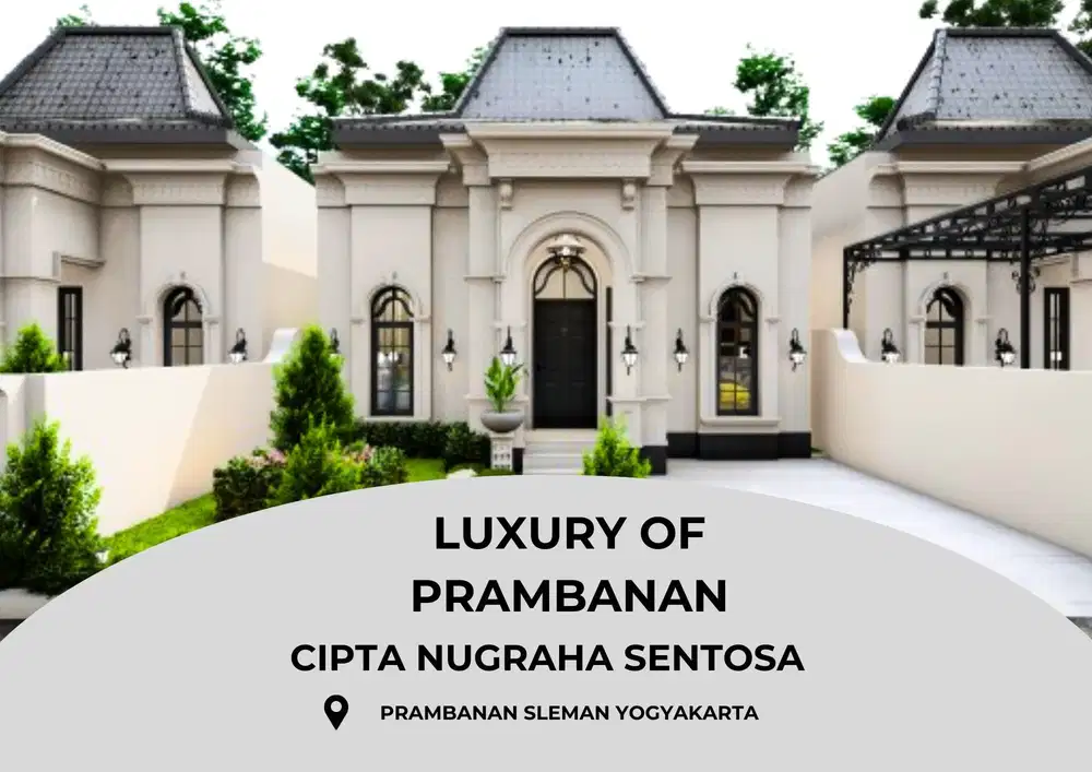 di Prambanan Klaten, Unit SmartHome Bergaya Unik Mediterania