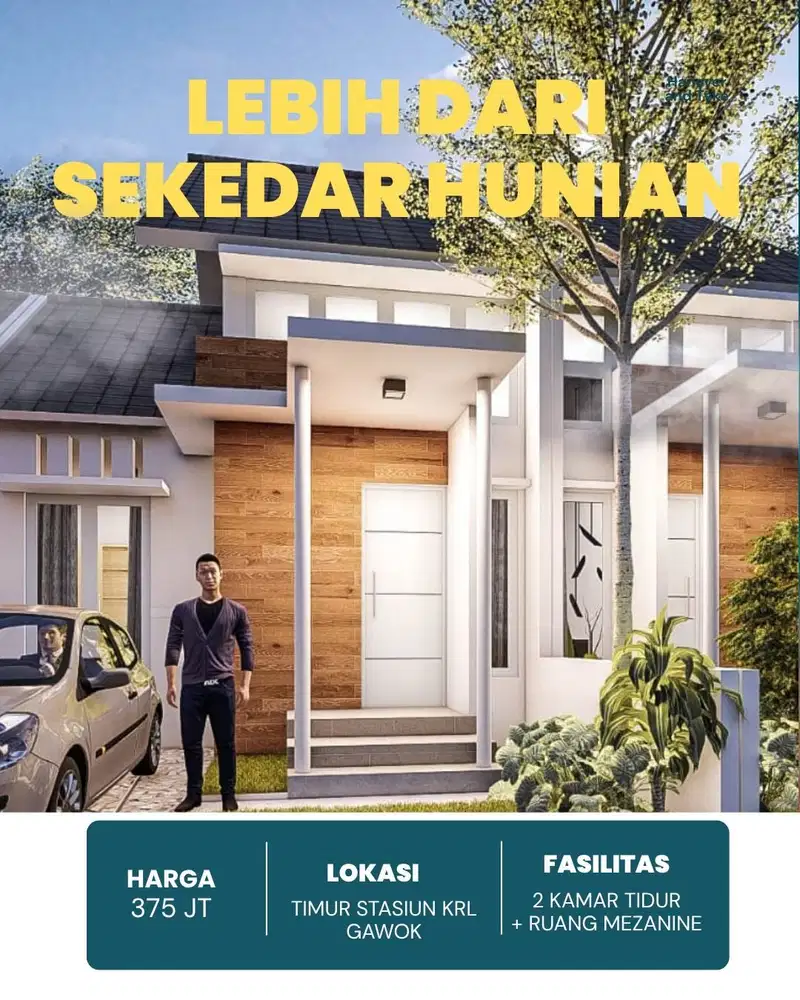 Rumah nyaman di gatak sukoharjo