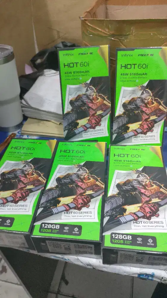 INFINIX HOT 60I NFC RAM 6GB+6GB/128GB GARANSI RESMI