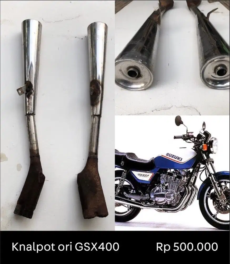 Knalpot ori SUZUKI GSX 400
