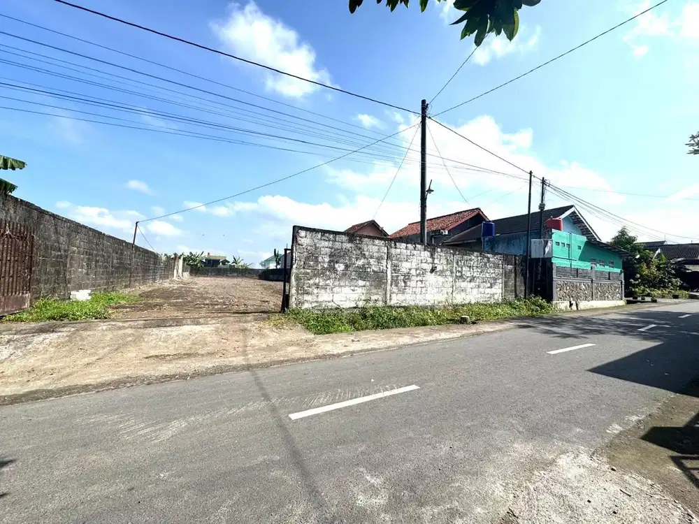 Tanah Area Jl Palagan Km 8 Sleman, SHM Ready Tepi Jalan