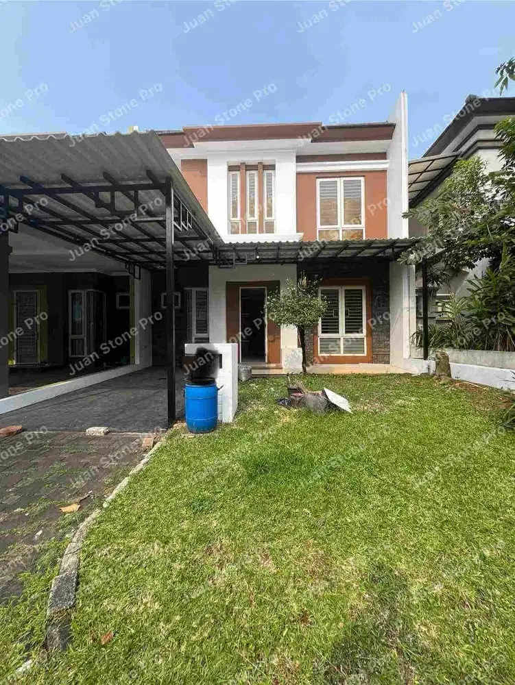 RUMAH 2 LANTAI DALAM CLUSTER KOTA WISATA CIBUBUR,SIAP HUNI