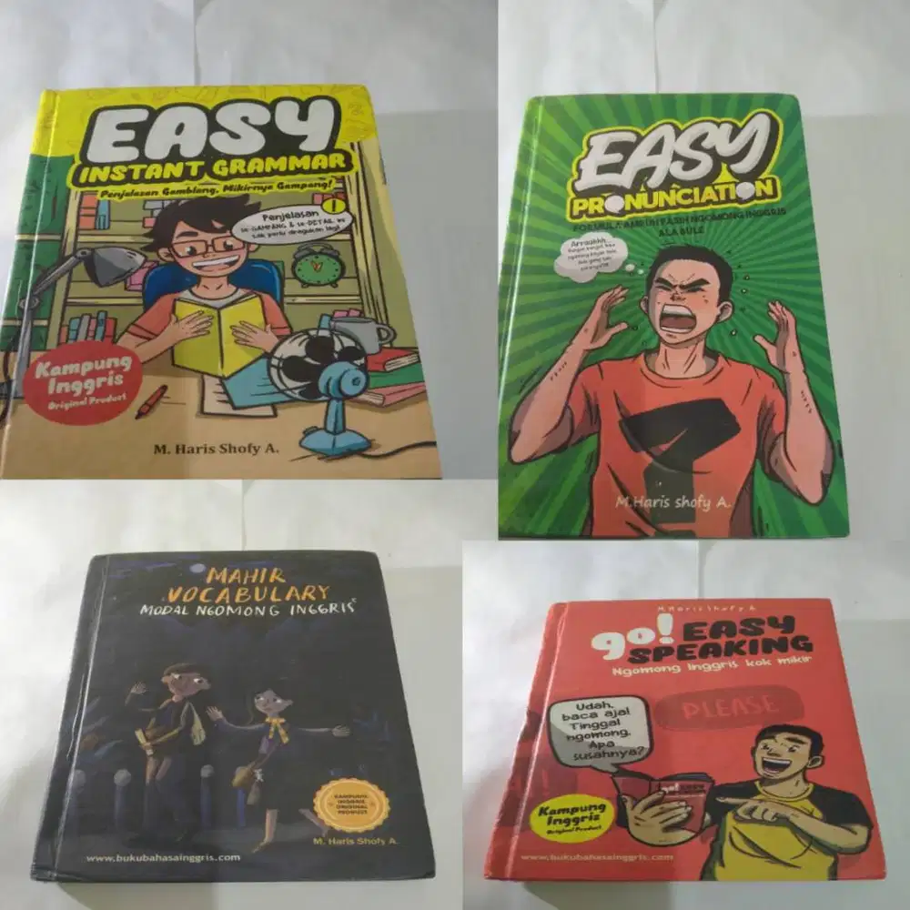 Paket Buku Kampung Inggris Lengkap | Kuasai 4 Skill Sekaligus!