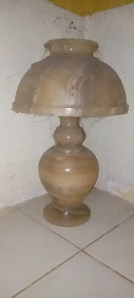 1 Lampu hias marmer asli