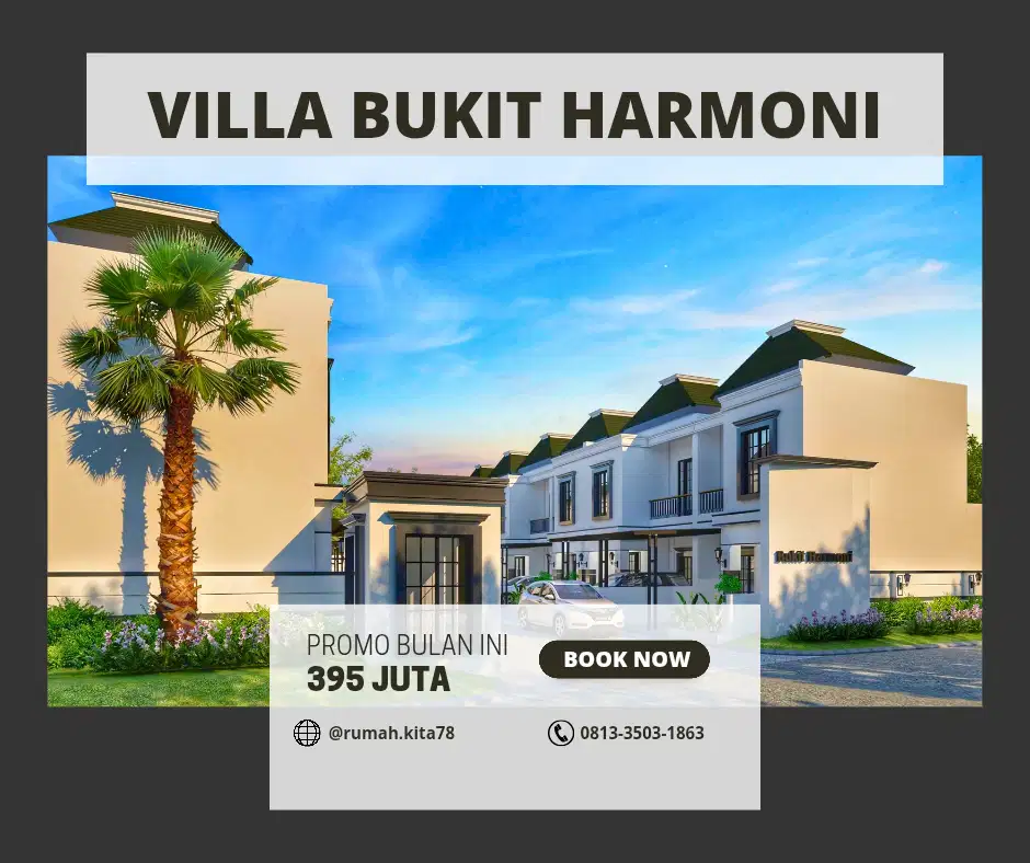 Rumah Dijual 2 Lantai Lokasi Malang